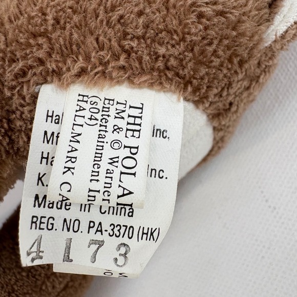 The Polar Express Reindeer Plush Bell Harness Hallmark Entertainment Warner Bros - Picture 9 of 12